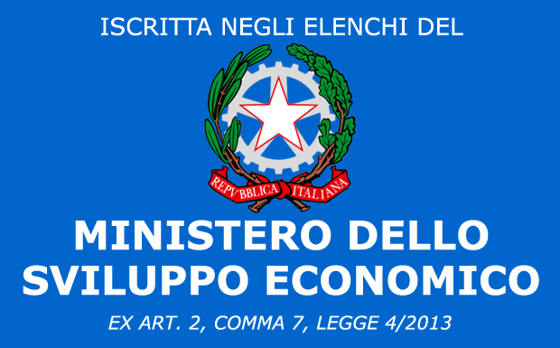 AssoCounseling è iscritta negli elenchi del Ministero dello Sviluppo Economico ai sensi della Legge 4/2013