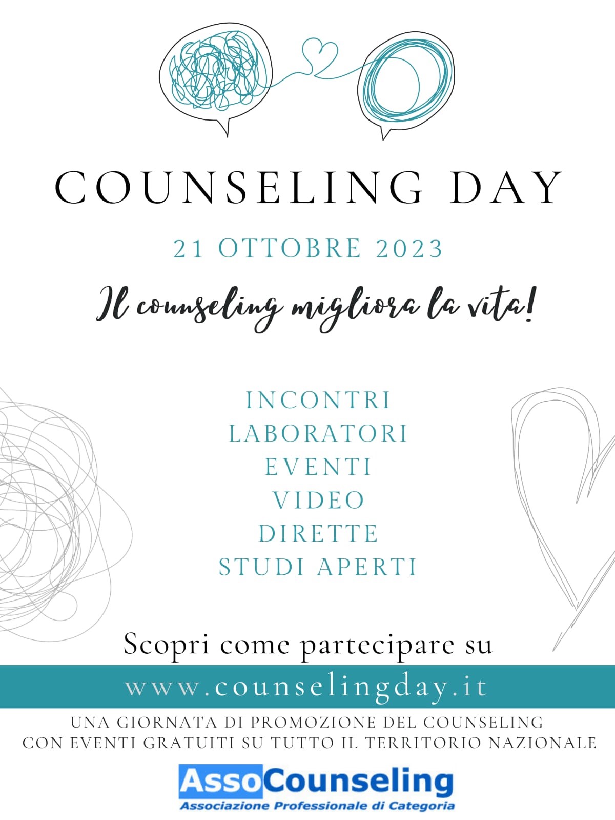 Scopri tutti gli eventi su www.counselingday.it